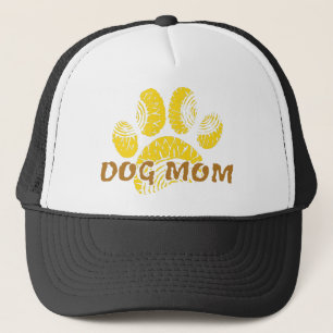 Hunde Mama Paw Sonnenblume Zeichnend Truckerkappe