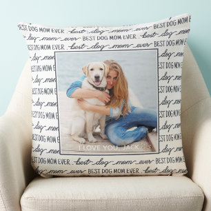 Hunde Mama Personalisiert Stilvoll 2 Foto Kissen