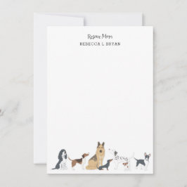 Hunde Mama Rescue Mama Vater Hunde Breeds Statione Mitteilungskarte