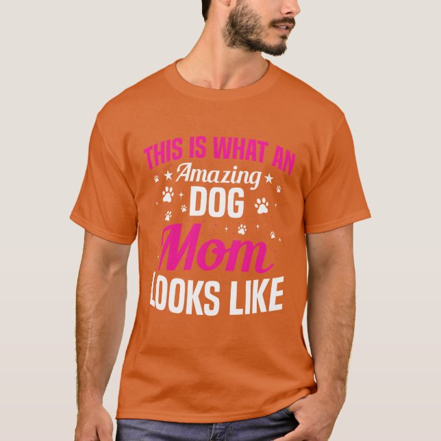 Hunde Mama Sprichwort Freunde Freunde T-Shirt (Vorderseite)