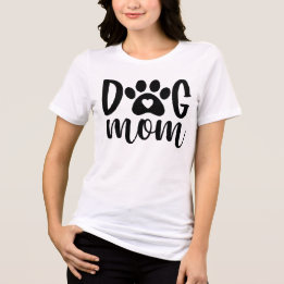 Hunde-Mama Süße Pfoten Liebhaber T-Shirt Design Tri-Blend Shirt
