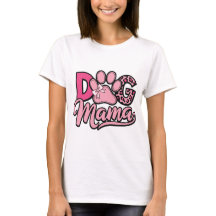 Hunde-Mama Süße Rosa Pfotenabdruck- und Leoparden-