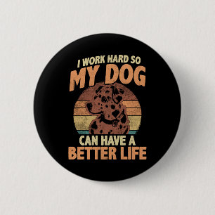Hunde Mama & Vater Motivierend Tee-Angebot Button