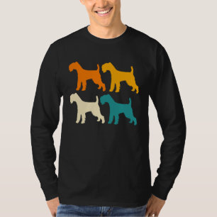 Hunde Mama Vater Retro Soft Coated Wheaten Terrier T-Shirt