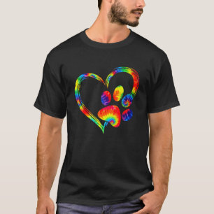 Hunde Mama Vater Welpe Liebe Hunde Pfoten Hörgeräu T-Shirt