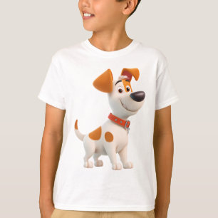 Hunde-Maskottchen – Süßer Cartoon-Welpe für Kinder T-Shirt