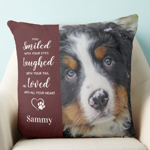 Hunde-Memorial Pet Loss Geschenk Erinnerung 2 Foto Kissen