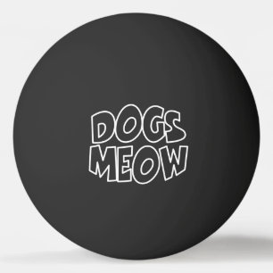 Hunde Meow Tischtennisball