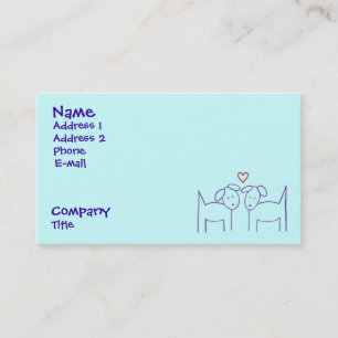 Hunde mit Herz Visitenkarte