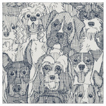 Hunde mit viel Indigoperle