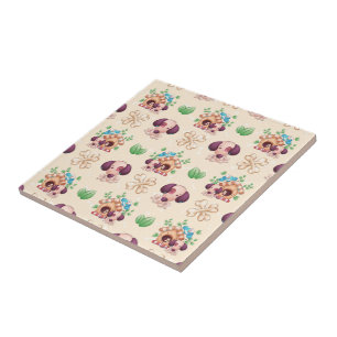 Hunde Muster Fliese