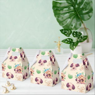 Hunde Muster Geschenkschachtel