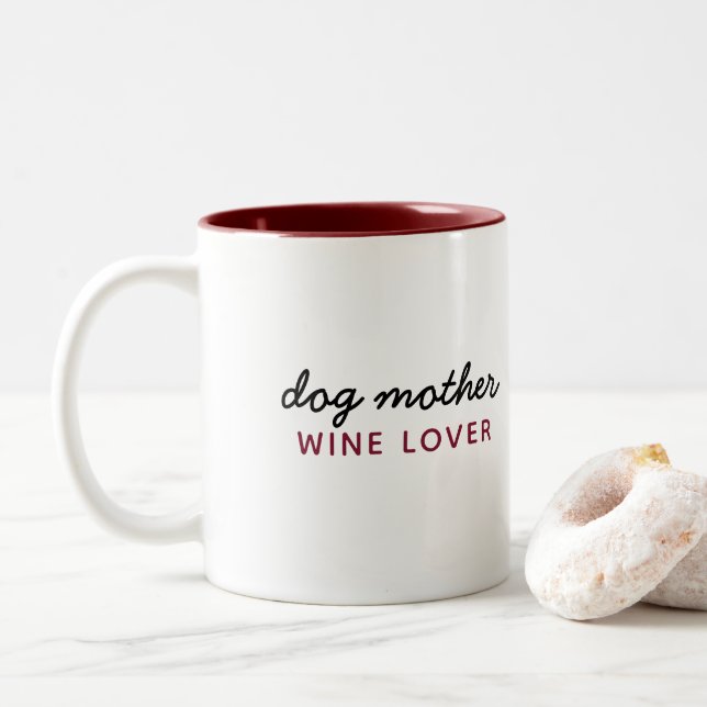 Hunde Mutter Sonnenkaffee Tasse (Mit Donut)