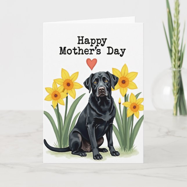 Hunde Muttertagskarte Karte (Vorderseite)