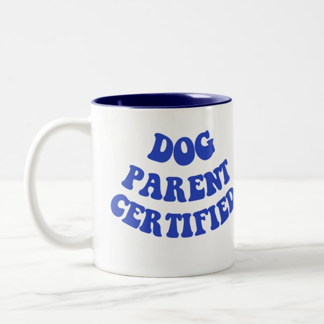 Hunde Muttertiere zertifizierte Tasse (Links)