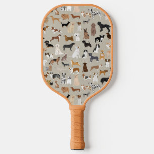 Hunde Niedlich Pickleball Schläger