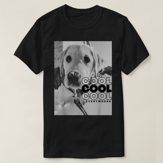 Hunde Niedlich und Cool  T-Shirt (Design vorne)