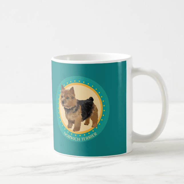 Hunde Norwich Terrier Kaffeetasse (Rechts)