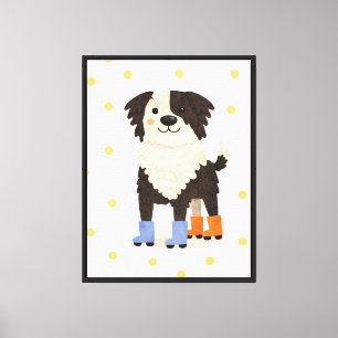 Hunde-Nursery-Dekor Leinwanddruck