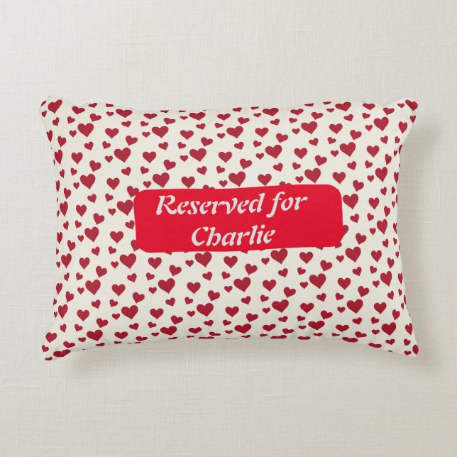 Hunde- oder Katzenbett-Polster. Personalisierbar Dekokissen (Vorderseite)