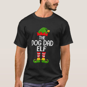 Hunde-Papa-Elf Weihnachten passende Familie-Elf-Tr T-Shirt