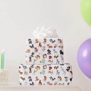 Hunde-Party Geschenkpapier
