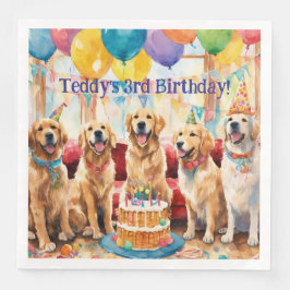 Hunde-Party Serviette