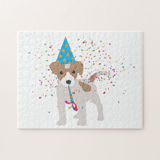 Hunde Partying - Tiere Welpen mit Party (Horizontal)