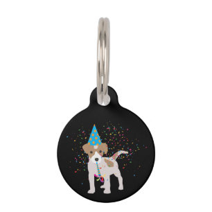 Hunde Partying - Tiere Welpen mit Party Haustiermarke