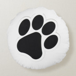 Hunde Paw Rundkissen Rundes Kissen