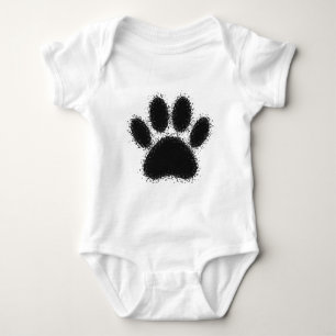 Hunde Paw Zeichnend Baby Strampler