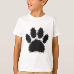 Hunde Paw Zeichnend T-Shirt