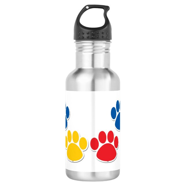 **HUNDE PAWS** WASSERFLASCHE (Vorderseite)