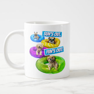 Hunde-Poolparty Jumbo-Tasse