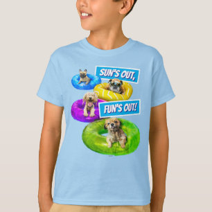 Hunde-Poolparty T-Shirt