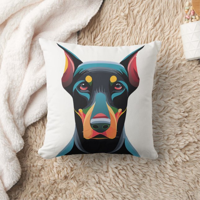 Hunde Pop Art Kissen (Decke)