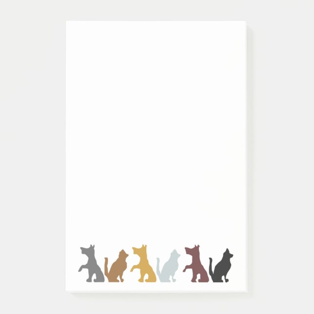 Hunde Post-it Klebezettel (Vorderseite)