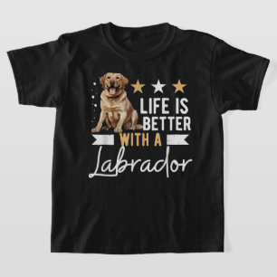 Hunde Rasse Das Leben von Haustieren ist besser mi T-Shirt