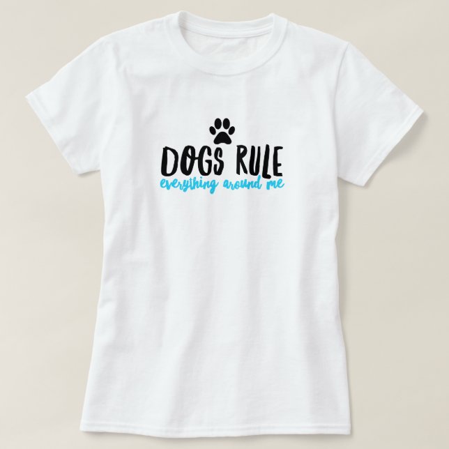 Hunde-Regel-T - Shirt (Design vorne)