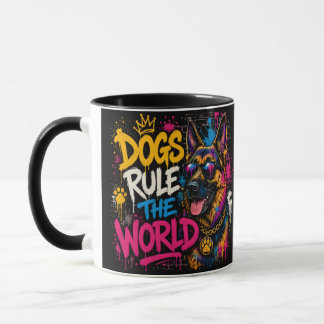 Hunde regieren die Welt Deutscher Schäferhund Tass Tasse