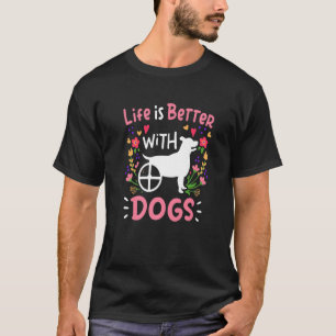 Hunde Rollstuhlbesitzer T-Shirt