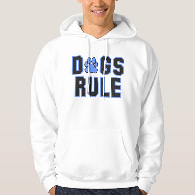 Hunde Rule Hooded Sweatshirt (Vorderseite)