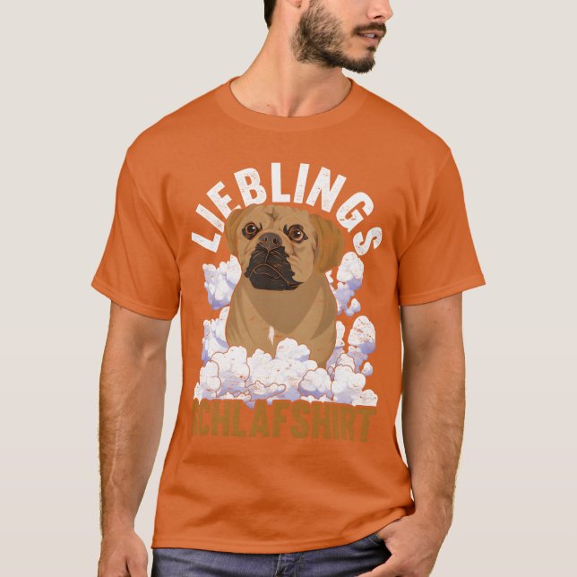 Hunde schlafen Shirt Liebhaber Geschenk Puggle Fre (Vorderseite)