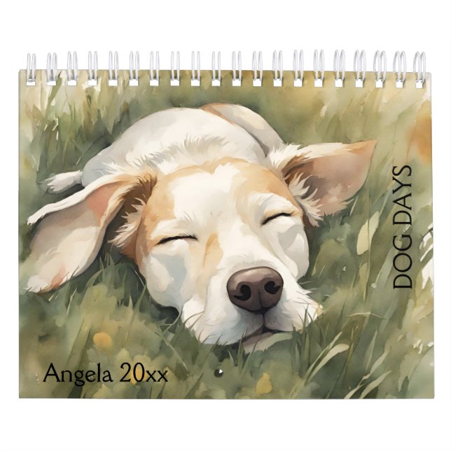 Hunde, schlafende Hunde Kalender (Titelbild)