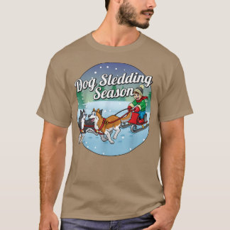 Hunde Schlittensaison Winter und Schneehunde Schli T-Shirt