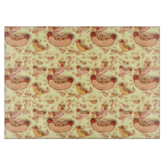 Hunde Schneidebrett (Vorderseite)