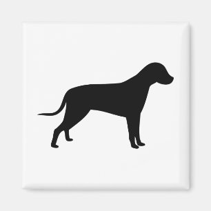 Hunde-Silhouette Magnet