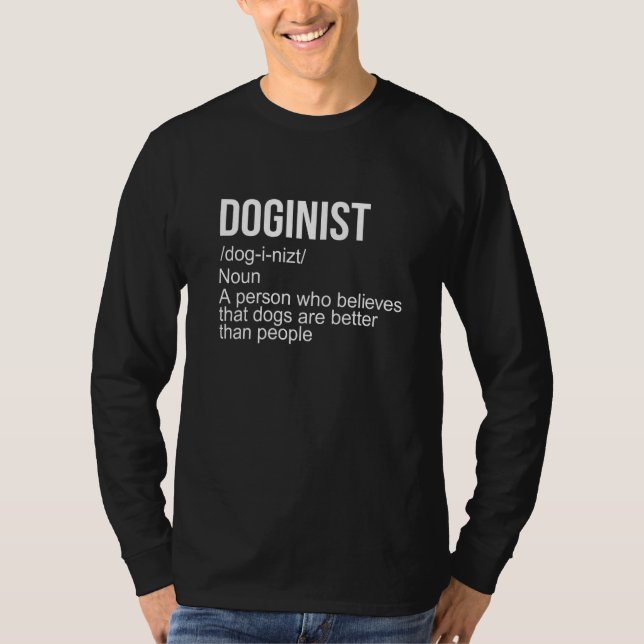 Hunde sind besser als Menschen Qu T-Shirt (Vorderseite)
