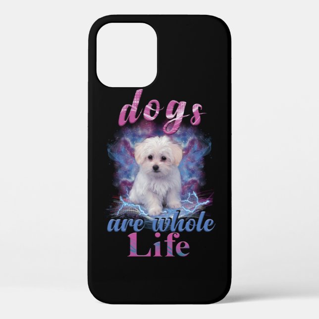 Hunde sind das ganze Leben lang Case-Mate iPhone Hülle (Rückseite)