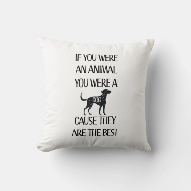 Hunde sind die besten kissen (Vorderseite)